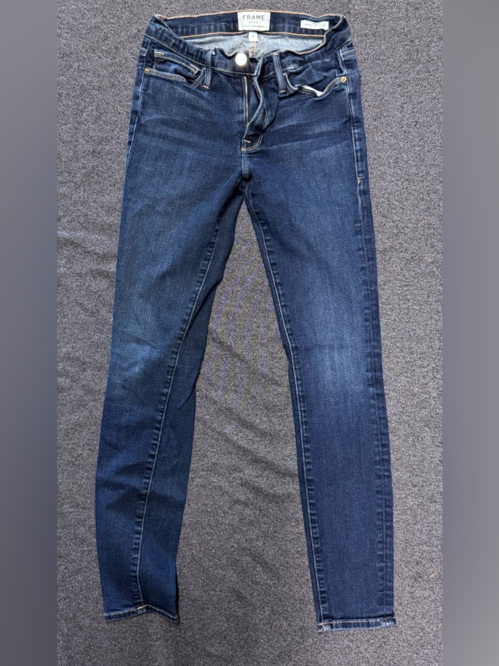 Frame Denim Le Skinny de Jeanne Jeans - Dark Blue